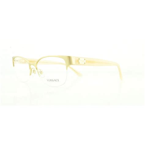 versace frames 1222 1196|Versace Eyeglasses VE 1222 1196 Brushed Gold 53.